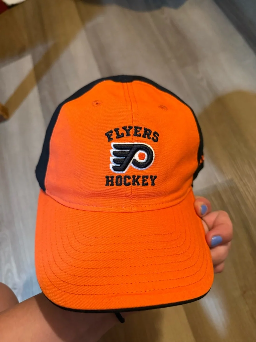 NHL Flyers Orange and Black Embroidered Cap